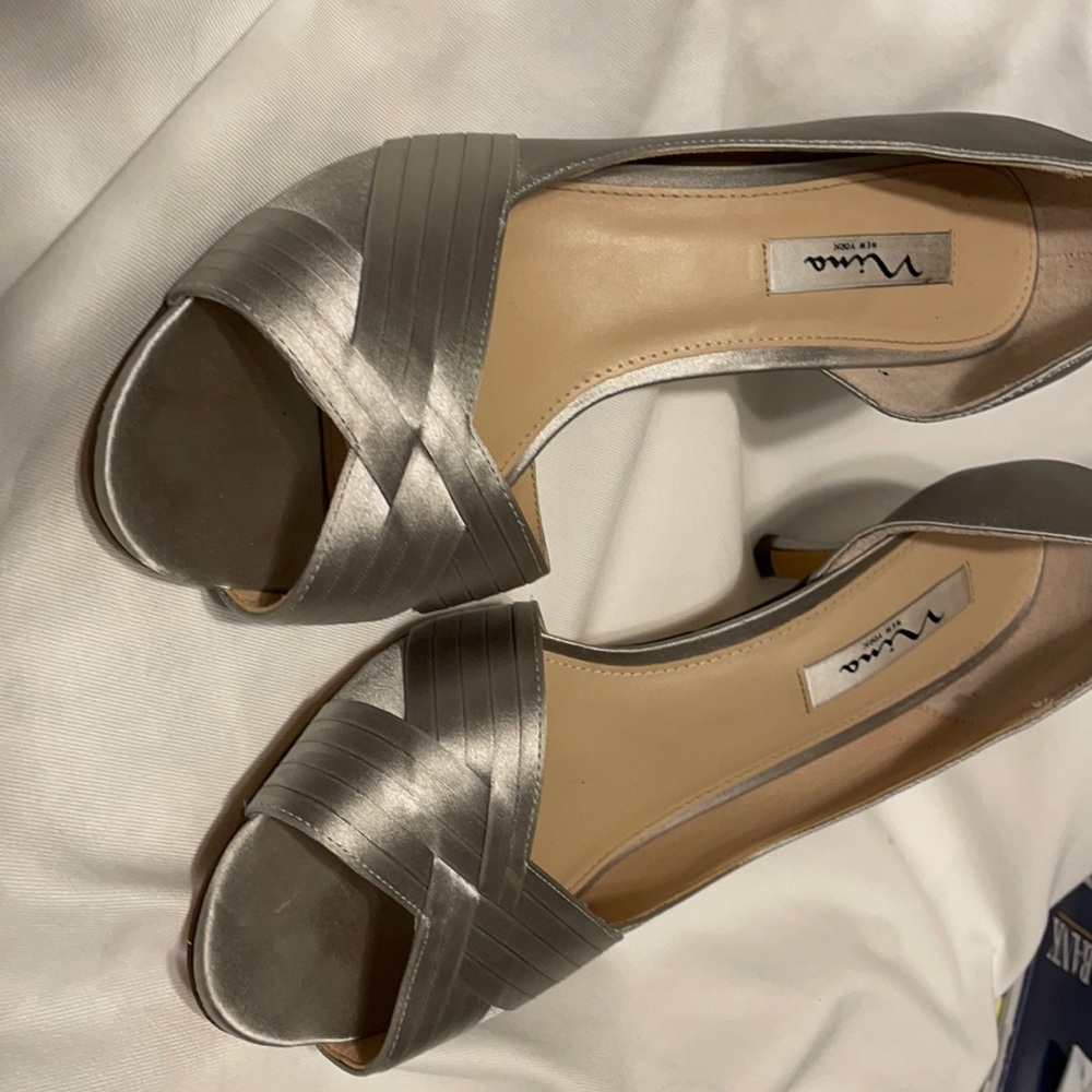 D’orsay Silver Heels